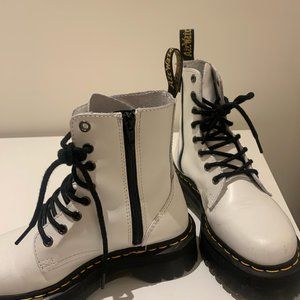 Dr. Martens Platform White
